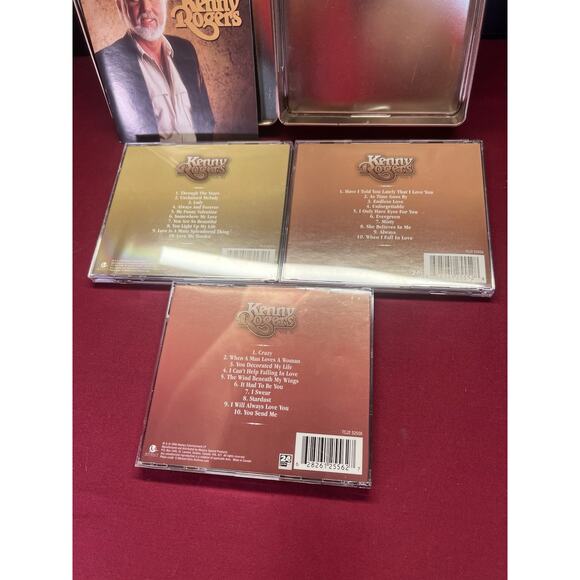 Kenny Rogers 3 CD Tin Case 2006 Country Music With Booklet - Picture 4 of 5